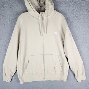 Nike Rattan Sportswear Club Hoodie Mens XL Fleece Lined Long Sleeve BV2645-206